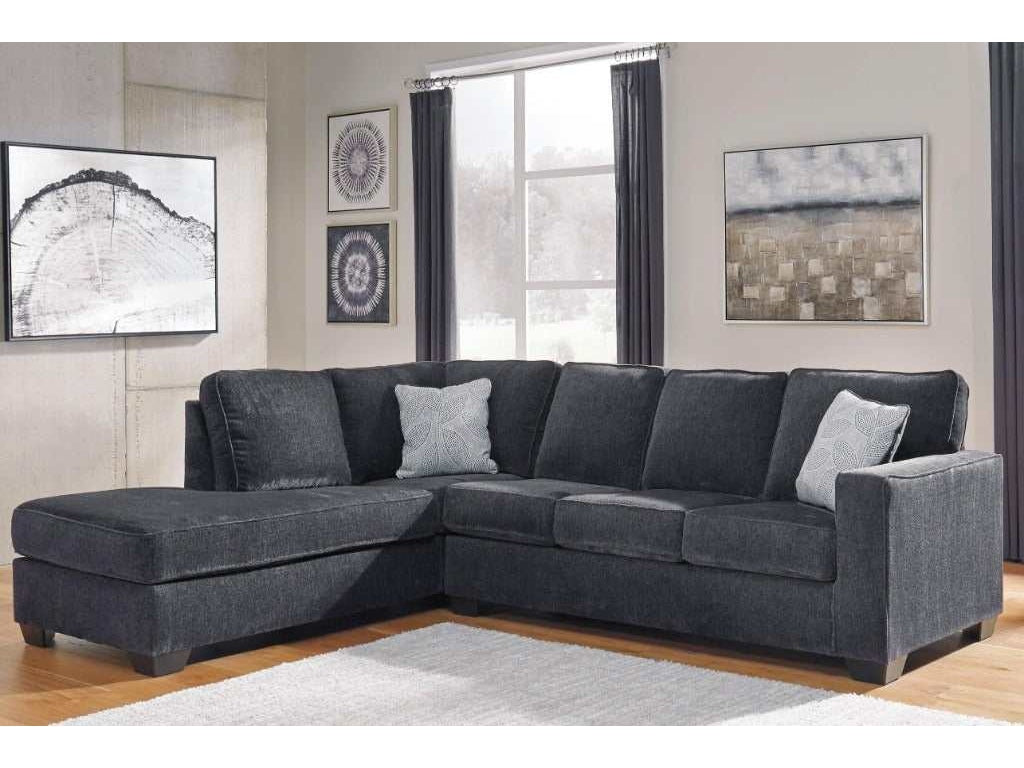 Altari Slate 2pc Sectional Sofa w/ Chaise
